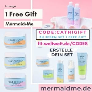 Mermaid and Me Code Februar 2021 1 free Gift bei jedem Set die auch 40% Rabatt haben regulär
