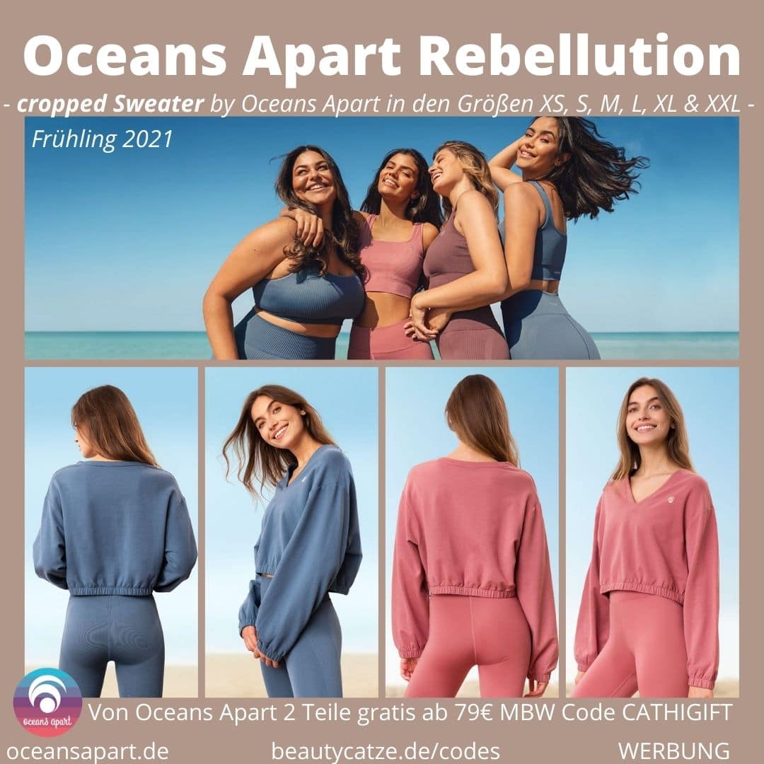 Oceans Apart Erfahrungen VIVID ALEA Rebellution Collection cropped Sweater Bewertung Größe Stoff