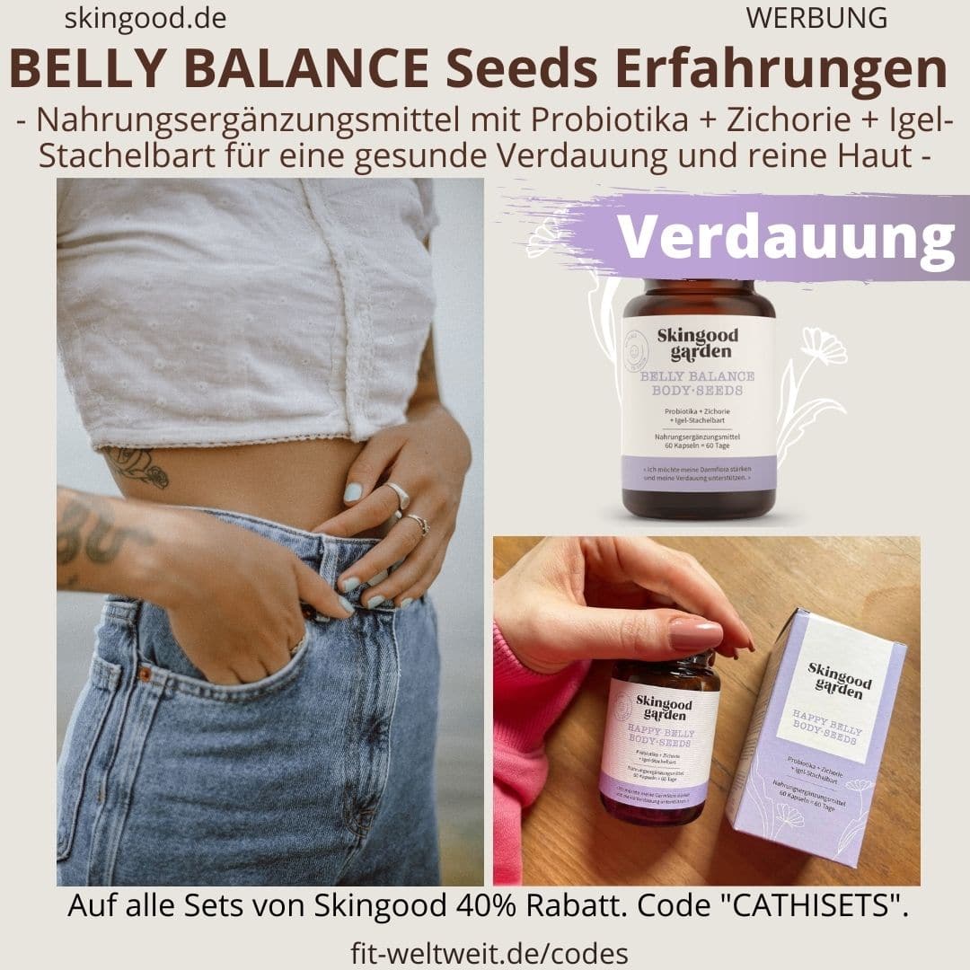 BELLY BALANCE BODY SEEDS - gesunde Verdauung & reine Haut >> Übersetzung: Bauch Ausgleich Körper Samen "Ich möchte meine Darmflora stärken und meine Verdauung unterstützen."
