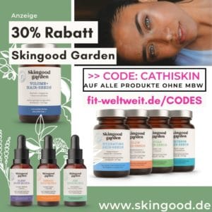 Skingood Garden Gutscheincode 2021 30% Rabatt im Shop mit Code CATHISKIN und 40% Rabatt auf Sets mit Code CATHISETS