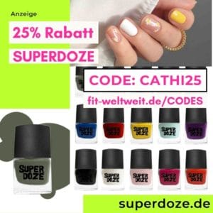 25%-35% Rabatt SUPERDOZE Code + free Gift gratis Nagellack