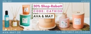 Bis zu 50% Rabatt bei Ava and May auf große Kerzen