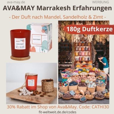 Erfahrungen AVA and MAY Marrakesh 180g Duftkerze Morocco