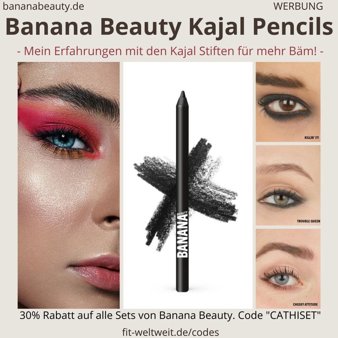 KAJAL STIFTE Banana Beauty Erfahrungen Kajal Pencils