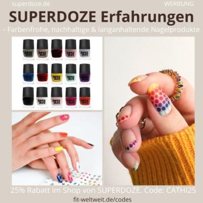 SUPERDOZE Nagelprodukte Erfahrungen Nagellack Schablonen Sticker im Test