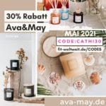 AVA and MAY 30% Gutscheincode bis 50% Rabatt Mai 2021