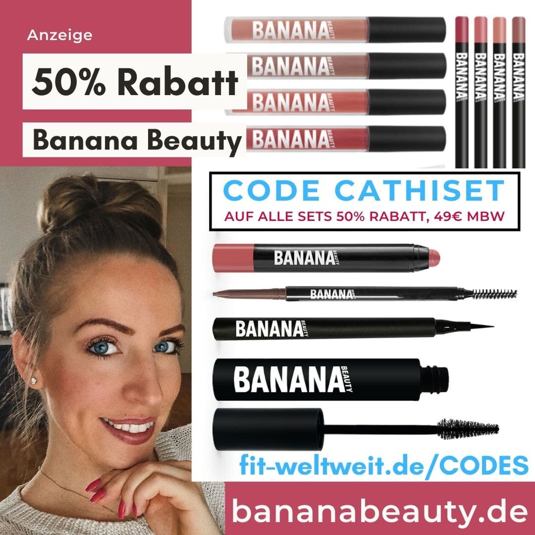 50% Rabattcode Banana Beauty Gutschein Code 60% Set Creator Rabatt
