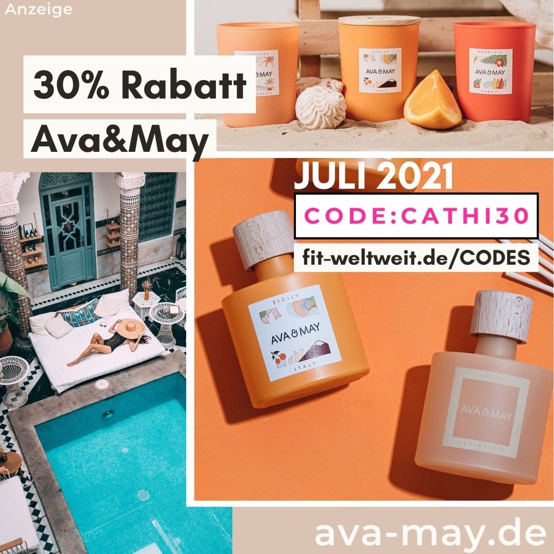 AVA and MAY Code Juli 2021 30% - 50% Rabatt sichern Gutscheincode CATHI30