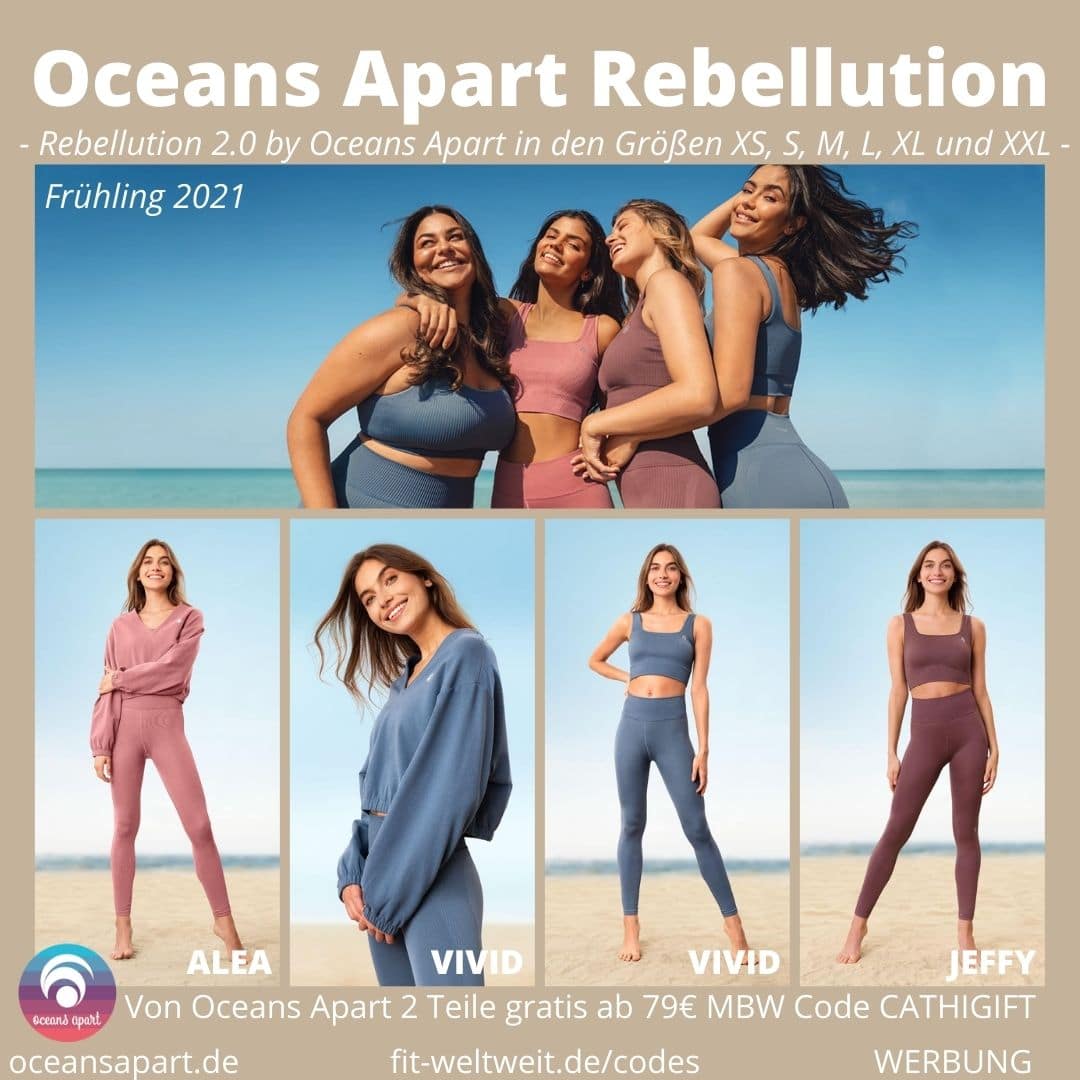 OCEANS APART REBELLUTION aus Alea Set (Deluxe), Vivid Set (Deluxe) und Jeffy Set. Größen Passform