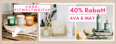AVA and MAY Gutschein Rabattcode 40% Rabatt sparen September 2021