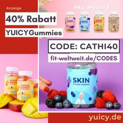 YUICY CODE 40%-50% Rabatt auf Sets + 2 free Gifts oder 35% Rabattcode für Einzelprodukte ohne MBW