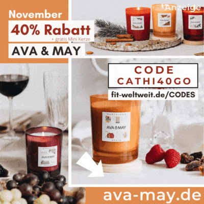 40% Rabatt + free Gift AVA and MAY Rabattcode November 2021