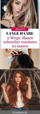 LANGE HAARE BEKOMMEN 9 Wege, Haare schneller wachsen zu lassen