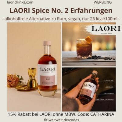 LAORI Erfahrungen alkoholfreie RUM ALTERNATIVE Spice Number 2