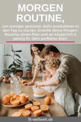 MORGENROUTINE Plan erstellen Vorlage