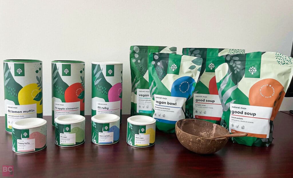 NATURAL MOJO ERFAHRUNG 2022 Große Produktübersicht Natural Mojo mit Shakes, Bowls, Suppen und Kapseln