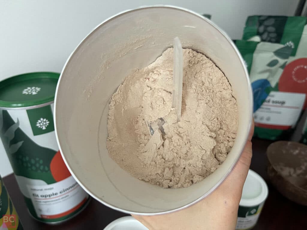 Fit Cookie Shake Natural Mojo Pulver Konsistenz Erfahrung