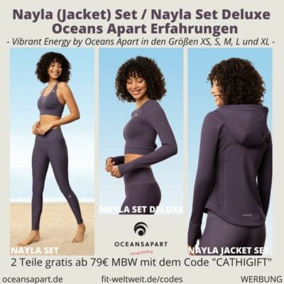 Oceans Apart NAYLA JACKET SET ERFAHRUNG Größe pant bra longsleeve Vibrant Energy