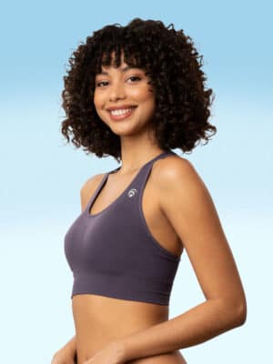 Oceans Apart Vibrant Collection NAYLA Set Seamleass Bra dark Aubergine