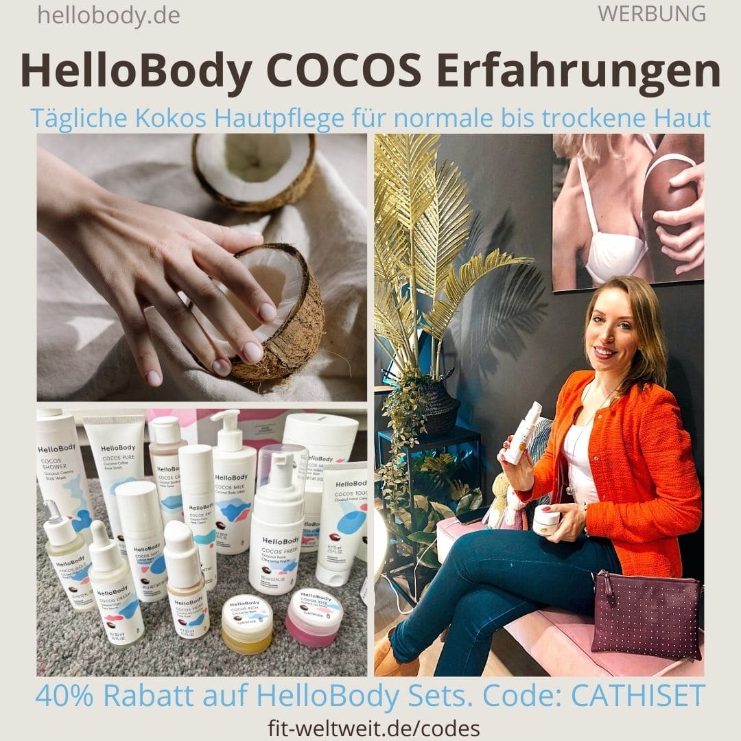 COCOS HELLO BODY Erfahrungen 2022 Kokos Hautpflege im Test neues Design