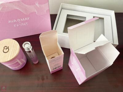 FAYNT Parfums VERPACKUNG AVA MAY Duftkerze PACKAGING und Versand