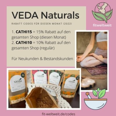 VEDA NATURALS RABATT CODE 15% GUTSCHEIN für 2022