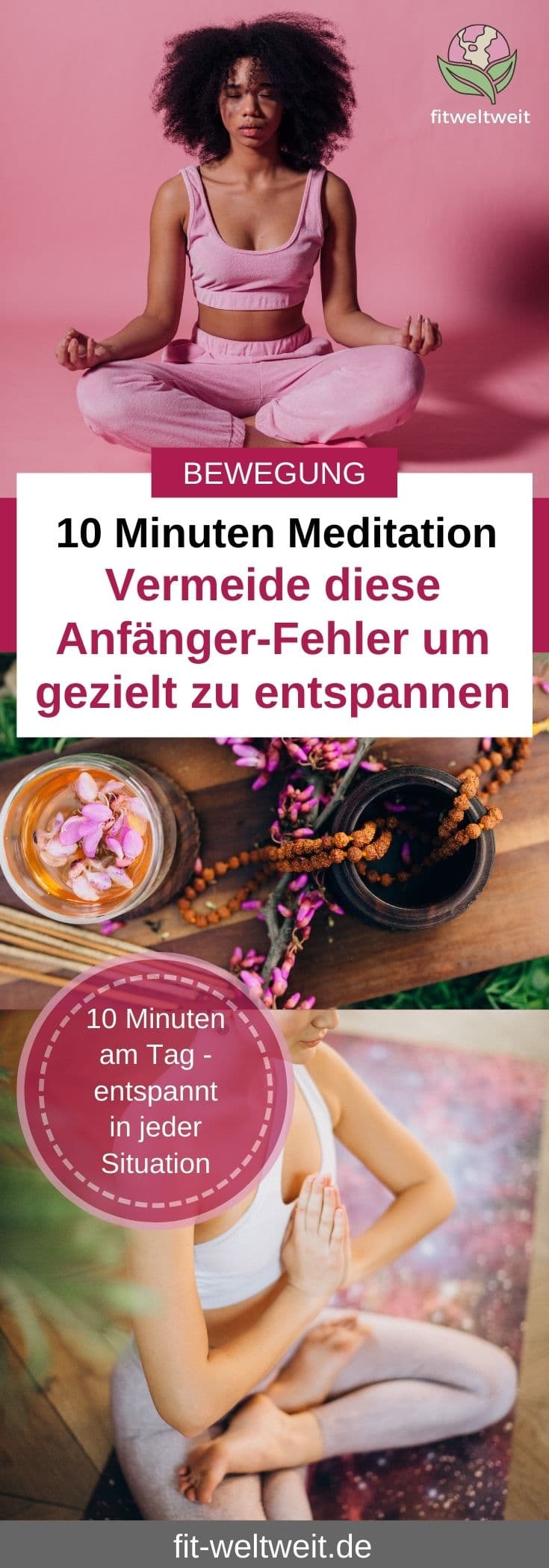 10 Minuten Meditation in den Flow kommen und entspannen Tipps