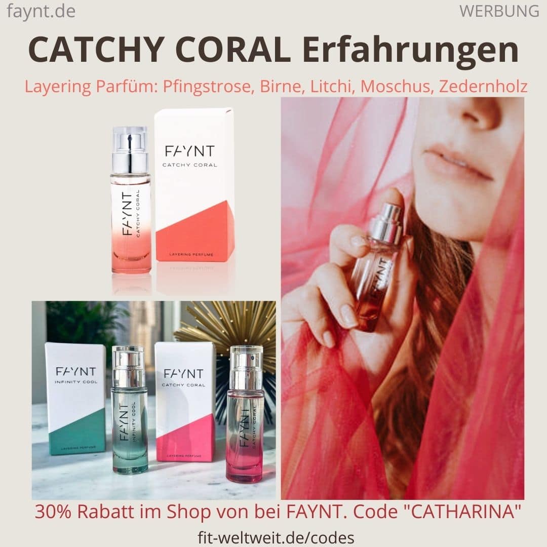 Layering Parfum FAYNT ERFAHRUNG Cathy Coral Parfüm 10 ml kleines Parfum Haltbarkeit