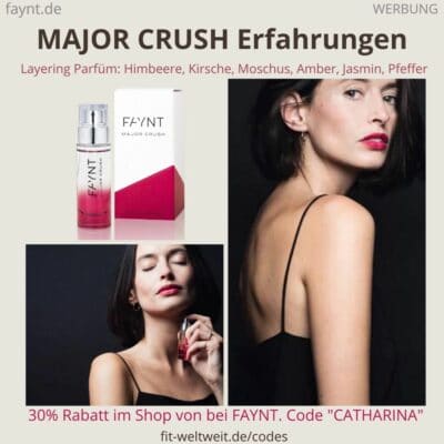 Layering Parfum FAYNT ERFAHRUNG Major Crush sexy Date Parfüm 10 ml kleines Parfum Haltbarkeit