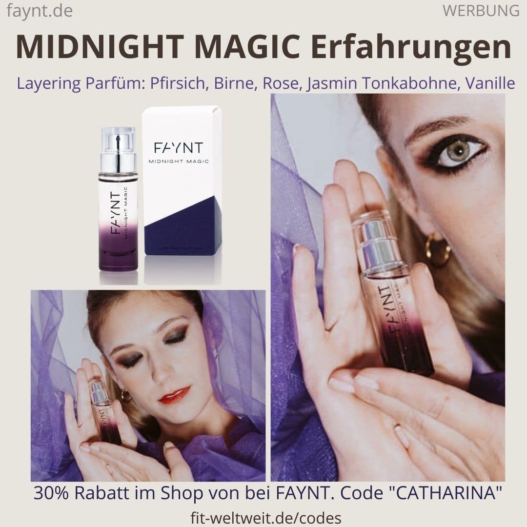 Layering Parfum FAYNT ERFAHRUNG Midnight Magic Parfüm 10 ml kleines Parfum Haltbarkeit