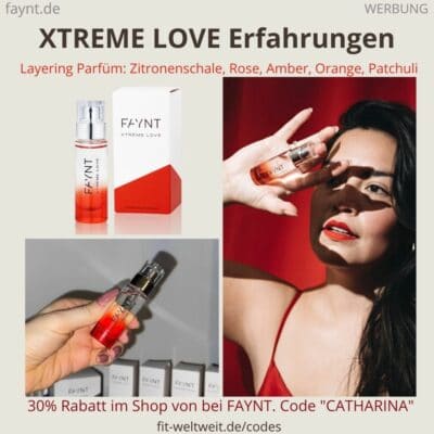 Layering Parfum FAYNT ERFAHRUNG Xtreme Love weibliches Parfüm 10 ml kleines Parfum Haltbarkeit