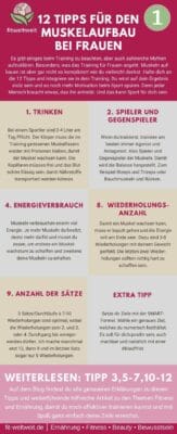 MUSKELN AUFBAUEN als FRAU Tipps Tricks Museklaufbau