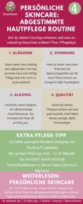 Persönliche Skincare Hauttyp Pflege Hautpflege Routine Pickel loswerden