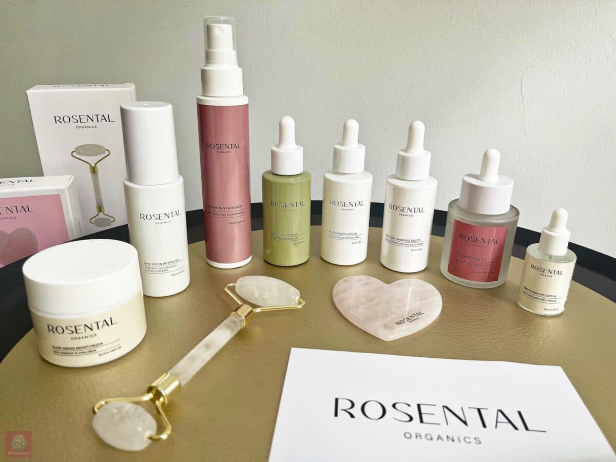 Rosental Organics GUA SHA Steine Unterschiede Lifting Tool, Eye Flowies und Face Yoga Anwendung