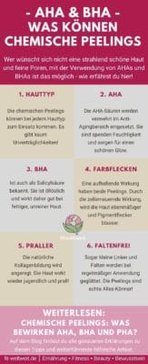 Toner Serum HAUT Chemische Peeling AHA BHA PHA Säure Wirkung Anwendung Hautpflege