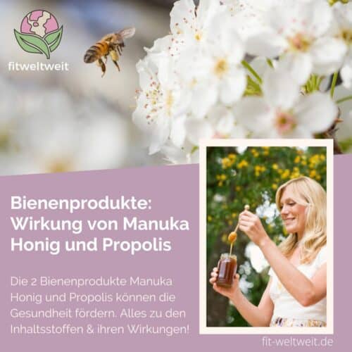 Bienenprodukte (von Sunday Natural): Wirkung von Manuka Honig und Propolis – Vorteile für deine Gesundheit!