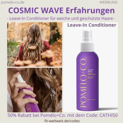 COSMIC WAVES LEAVE-IN CONDITIONER Pomélo Co Erfahrung heat color protection Anwendung