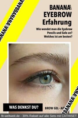 EYEBROW GELE PENCILS BANANA BEAUTY ERFAHRUNGEN