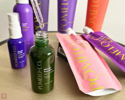 MATCHA PEPTIDES HAAR SERUM Anwendung Erfahrungen Pomelo Co Hair Elixir