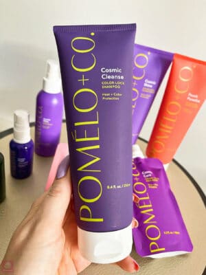 Pomelo Co Shampoo Erfahrungen Cosmic Cleanse Color Lock Heat Protection ANWENDUNG
