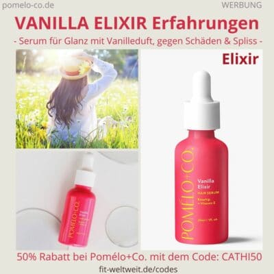 VANILLA ELIXIR HAARSERUM Pomélo Co Erfahrung repairing hair serum Anwendung