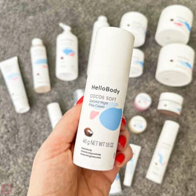 HelloBody COCOS SOFT Coconut Night Face Cream Erfahrungen Anwendung im Test Konsistenz