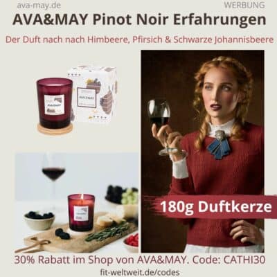 PINOT NOIR DUFTKERZE ROTWEIN AVA&MAY Kerze Erfahrunge