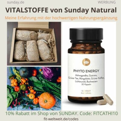 VITALSTOFFE Nahrungsergänzung Supplements SUNDAY NATURAL ERFAHRUNGEN