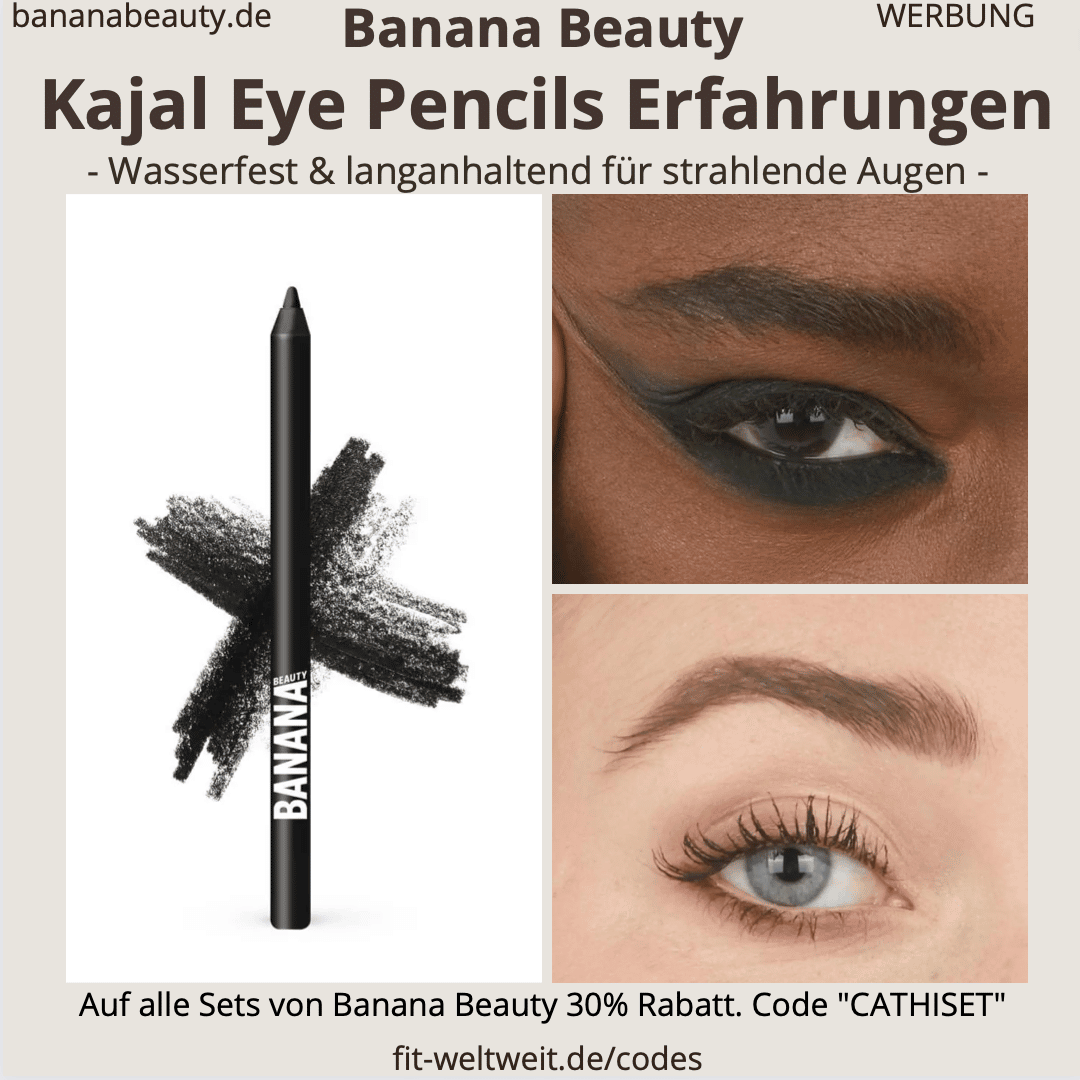 Banana Beauty Kajal Stifte Lidstrich Erfahrungen Kohlstifte