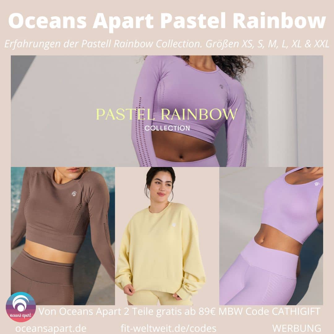 Pastel Rainbow Collection Oceans Apart Erfahrungen Bra Pant Longsleeves