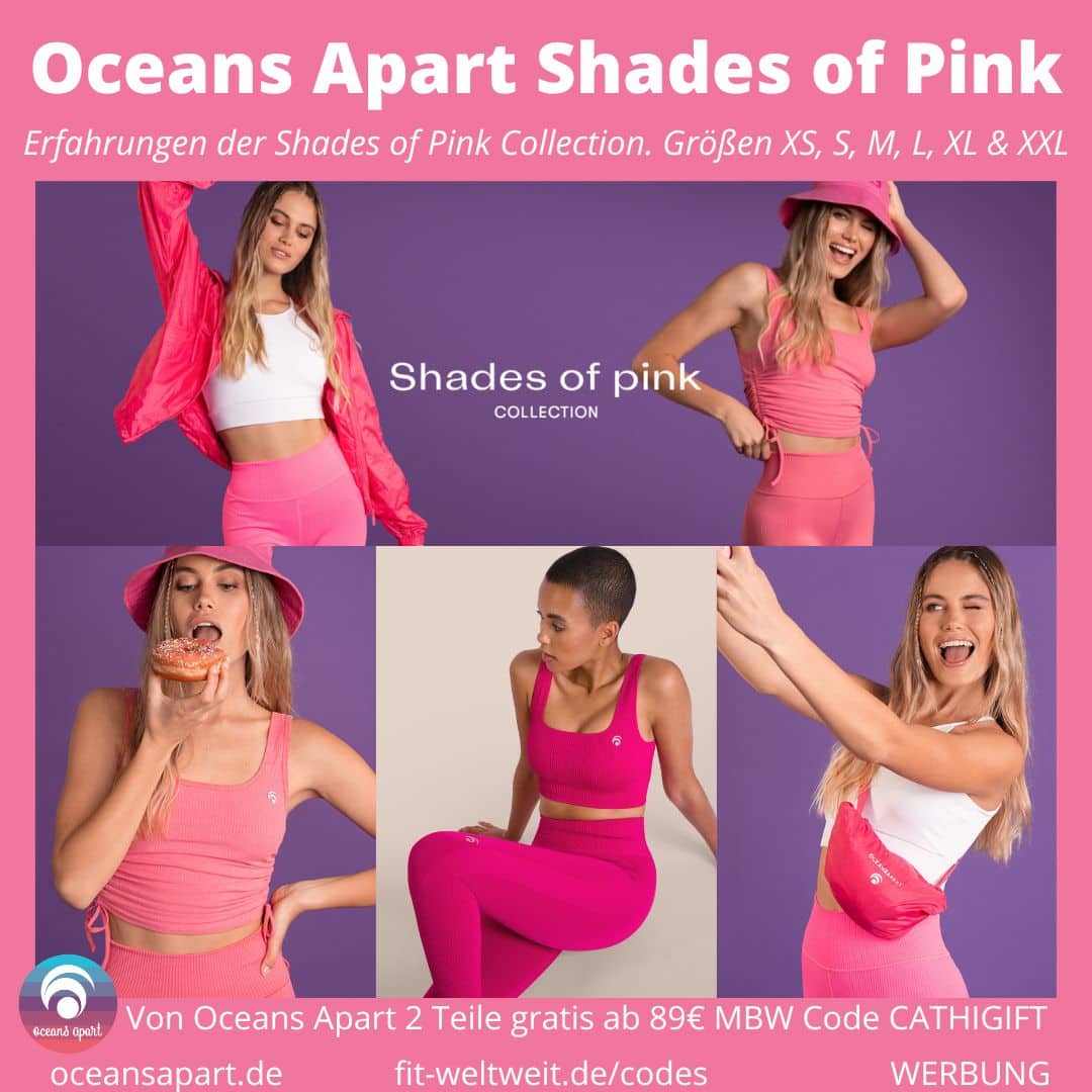 Shades of Pink Collection Oceans Apart Erfahrungen Bra Pant jacket Tops