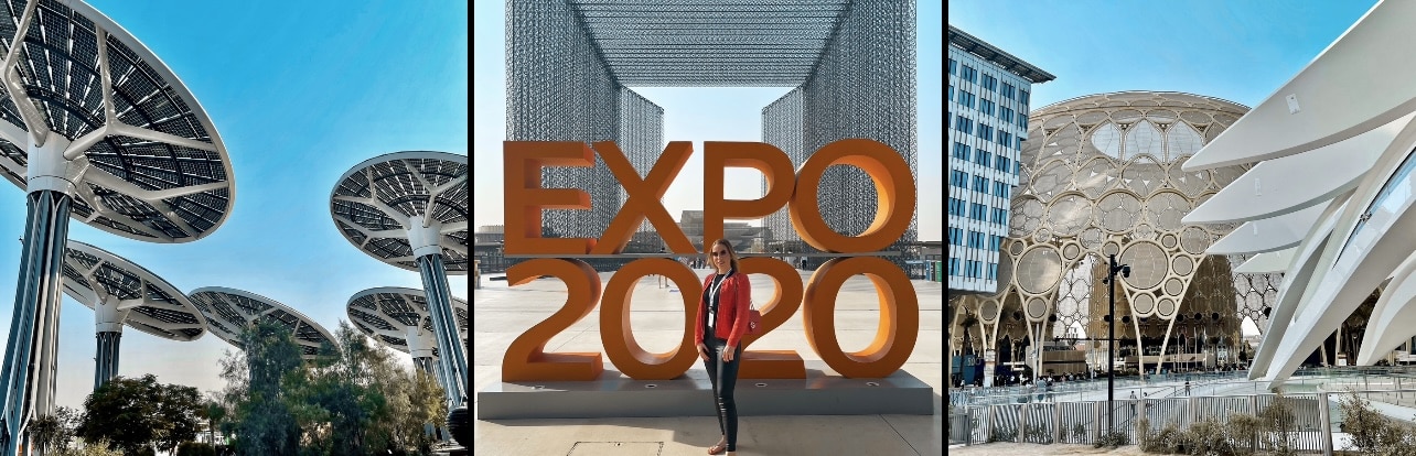 fitweltweit Cathi Catharina Zeise Expo Dubai 2020 Solar Tree