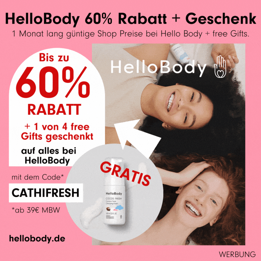 Hello Body Code Black Month 60% Rabatt und gratis Geschenke Hello Body Code Black Month 60% Rabatt und gratis Geschenke