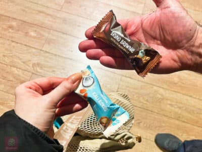 Oatsome BRUNO BROWIE KALI KOKOS Bio Bliss Balls Erfahrungen Geschmack